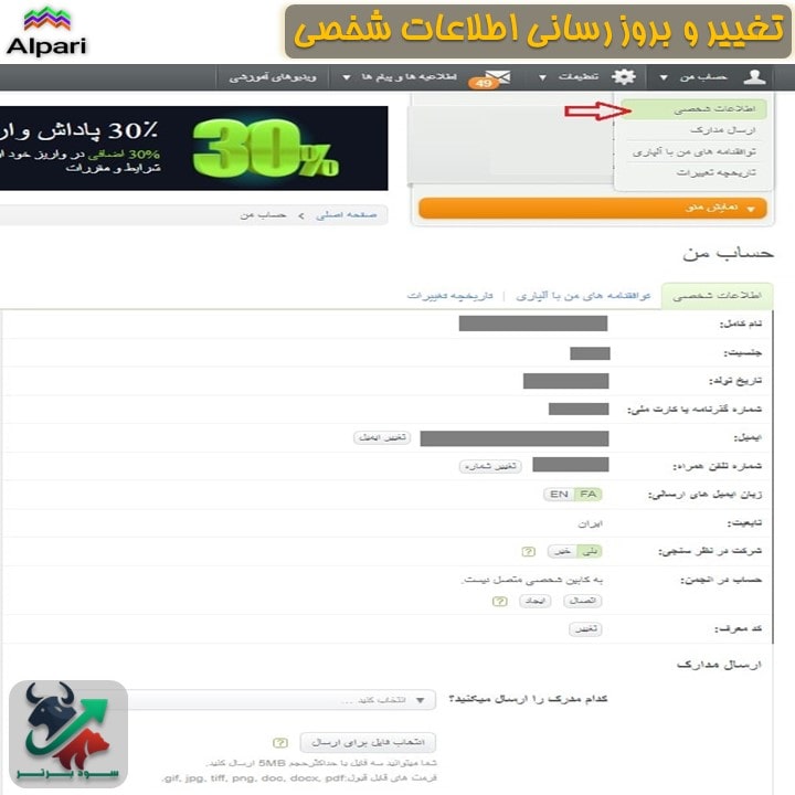 راهنمای کابین شخصی آلپاری